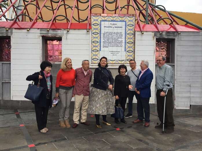 Momento de la visita de días atrás (Foto TA)